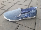 Мокасини жіночі  15-2014 Голубі сакура голуба.Ростовка 6 пар.